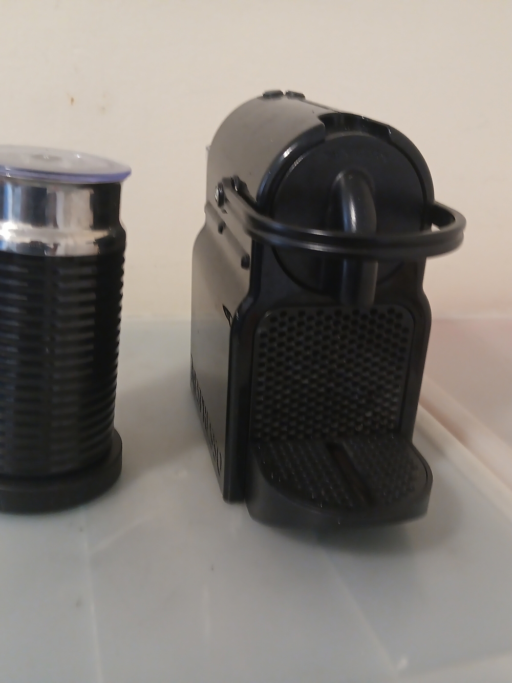 Nespresso Black Espresso Machine with Milk Frother